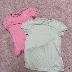 Lot of Two (2) PUMA Women’s Running T-shirts Size XS